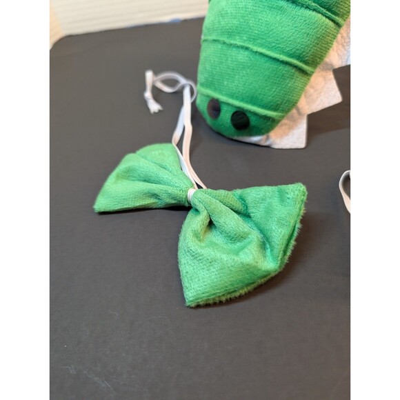 3d Alligator/Crocodile Green headband Bowtie Tail Bowtie Costume - Picture 4 of 5